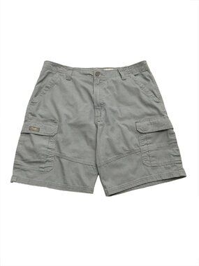 Wrangler Men's Gray Cargo Shorts Size 36